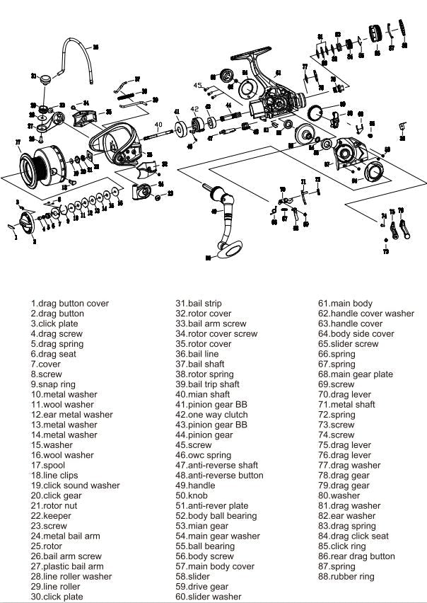 Catfish Pro 600STS Spinning Reel
