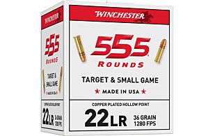 Winchester Target and Small Game 22LR 36GR Copper Plated Hollow Point