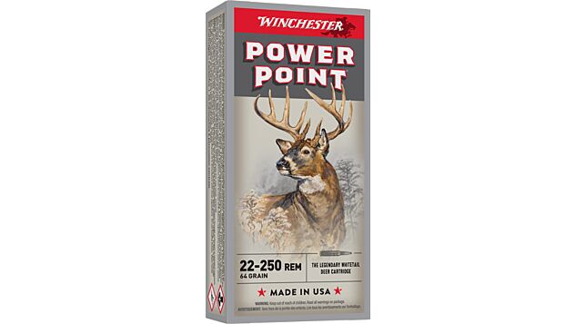 Winchester Power Point 62gr 22-250rem