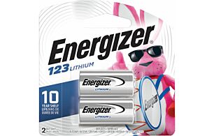 Energizer Lithium Batteries CR123A 2pk
