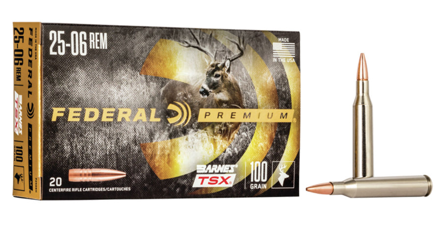 Federal Premium 25-06 Rem 100gr Barnes TSX
