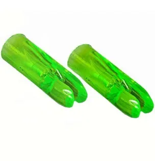 Truglo Bowfishing Arrow Nocks High Visibility Green 6Pk