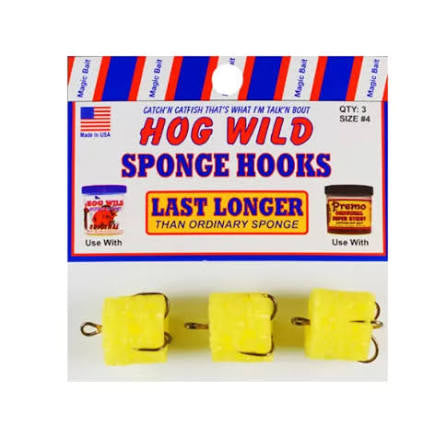Magic Bait Hog Wild Sponge Hooks