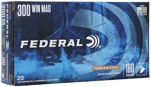 Federal Power-Shok 300 Win Mag 180gr Speer Hot-Cor SP