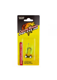 Crappie Magnet Pop Eye Jig Feather Weight 2pk