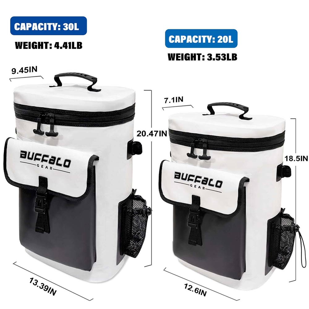 Buffalo Gear 21QT Fish Cooler Backpack, Fish Kill Bag