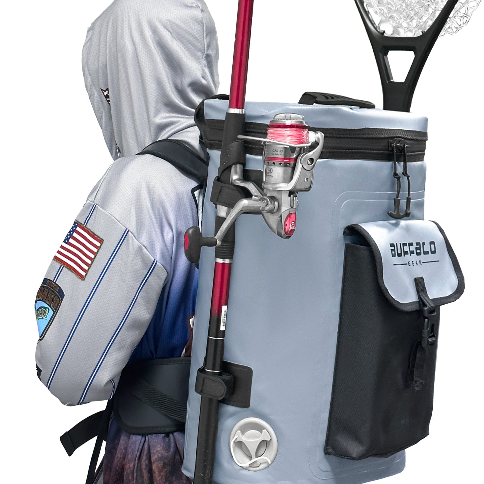 Buffalo Gear 31QT Fish Cooler Backpack, Kill Backpack