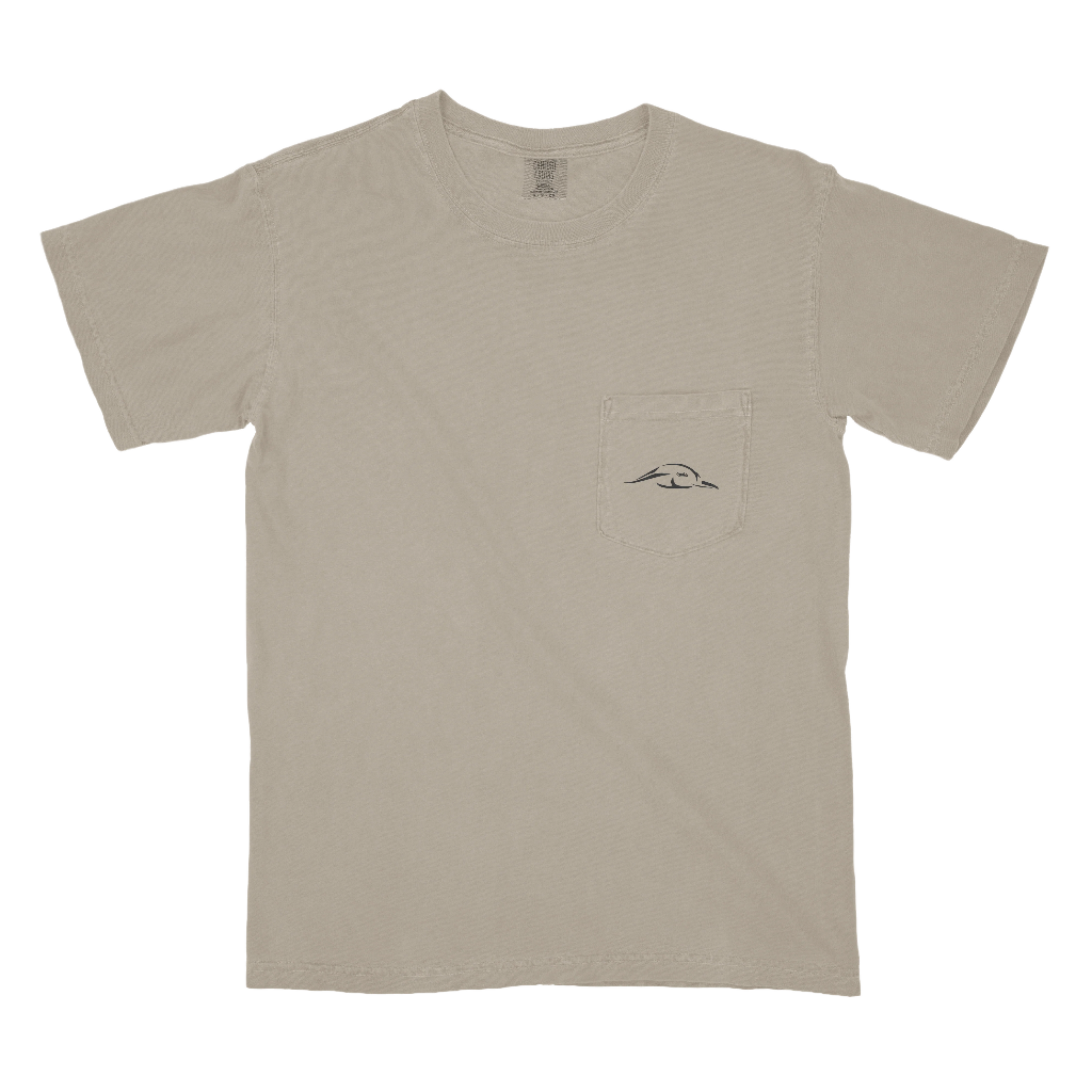 AFW Vintage Wood Duck Logo Design with Pocket in Khaki