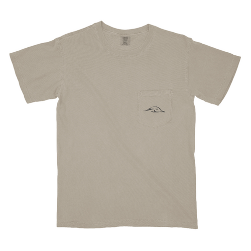 AFW Vintage Wood Duck Logo Design with Pocket in Khaki