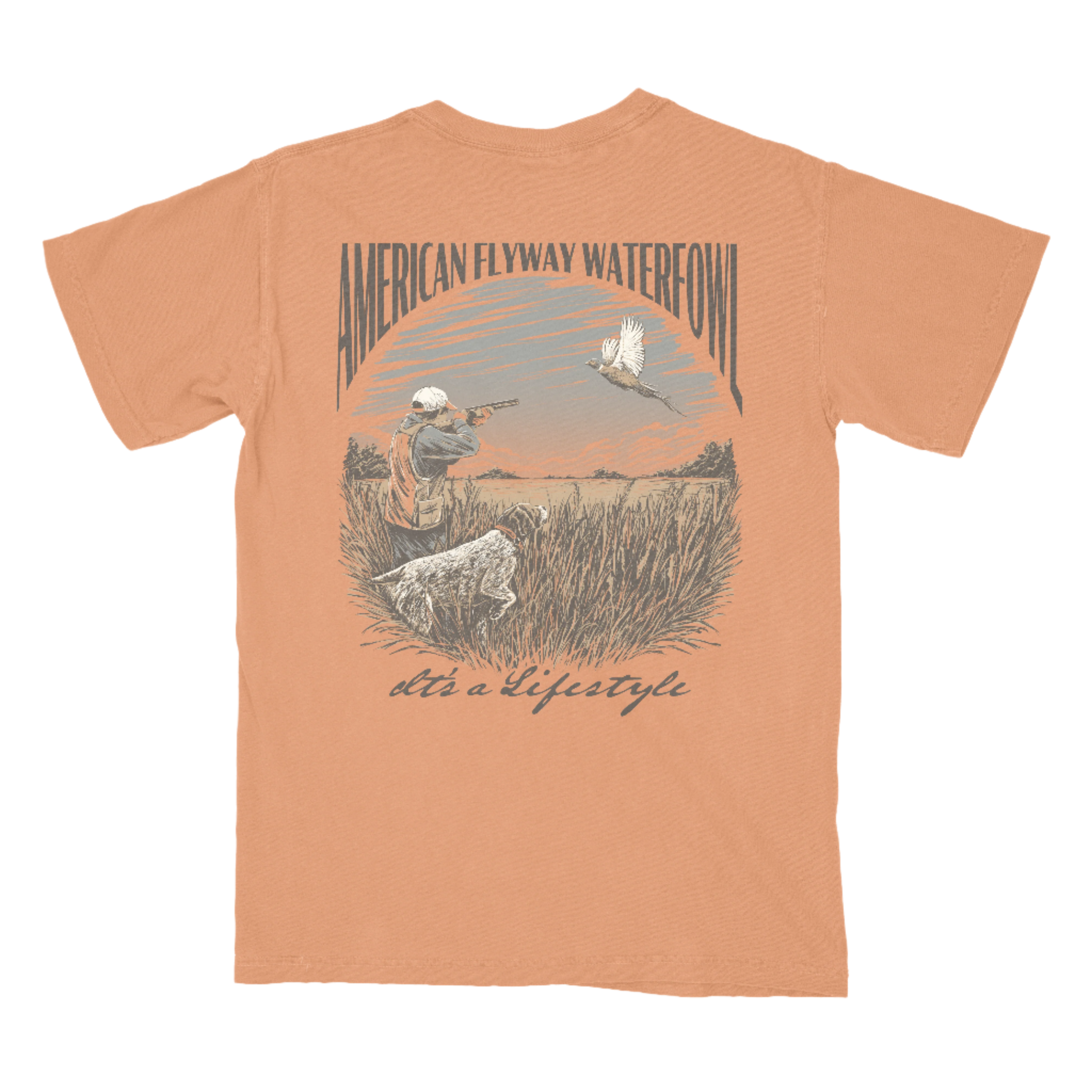 AFW Flying Pheasant Burnt Orange with Pocket