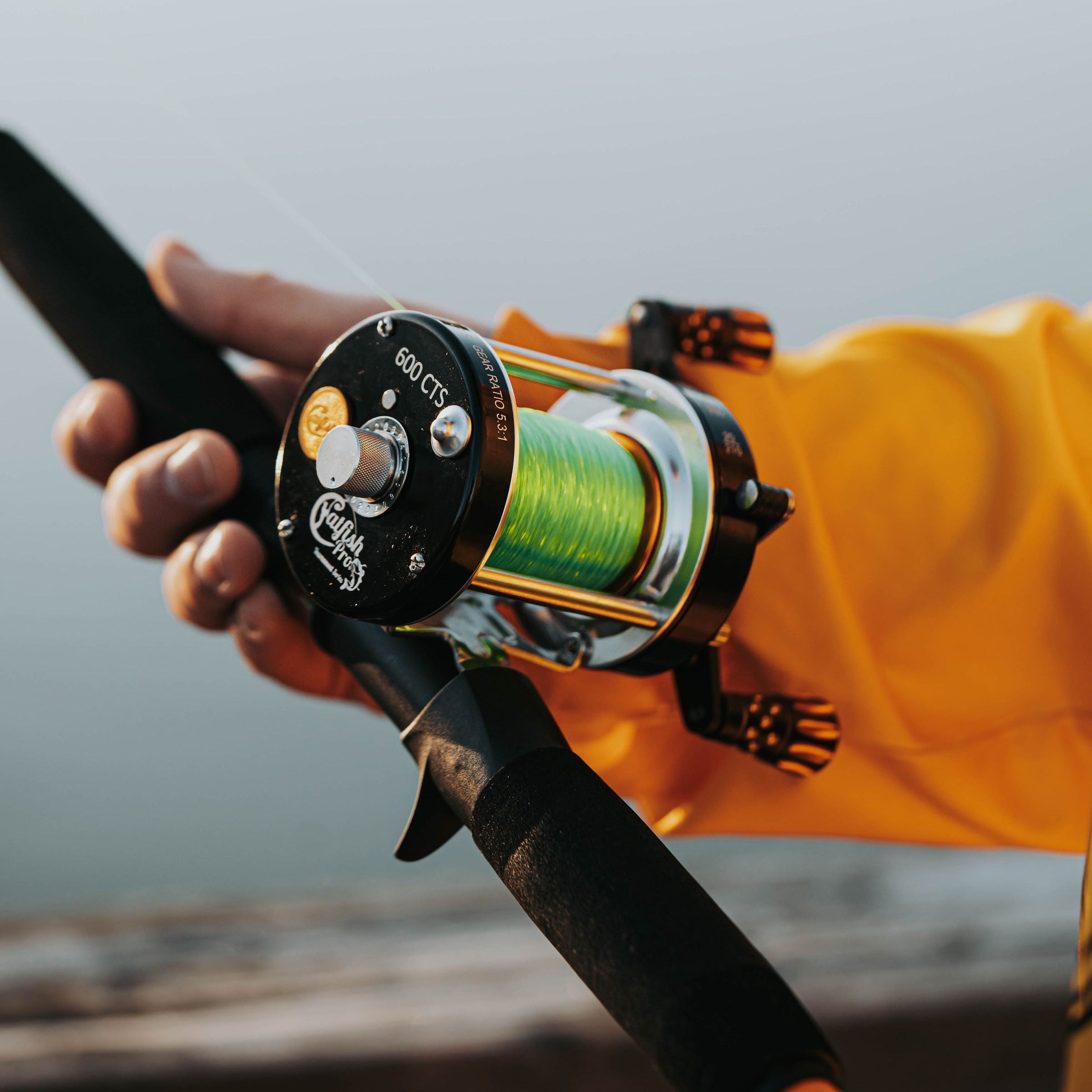 Catfish Pro 600CTS Round Baitcaster Rod and Reel Combo