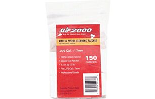 SLIP 2000 CLEANING PATCHES 1.5" SQUARE .270/7MM 150-PACK