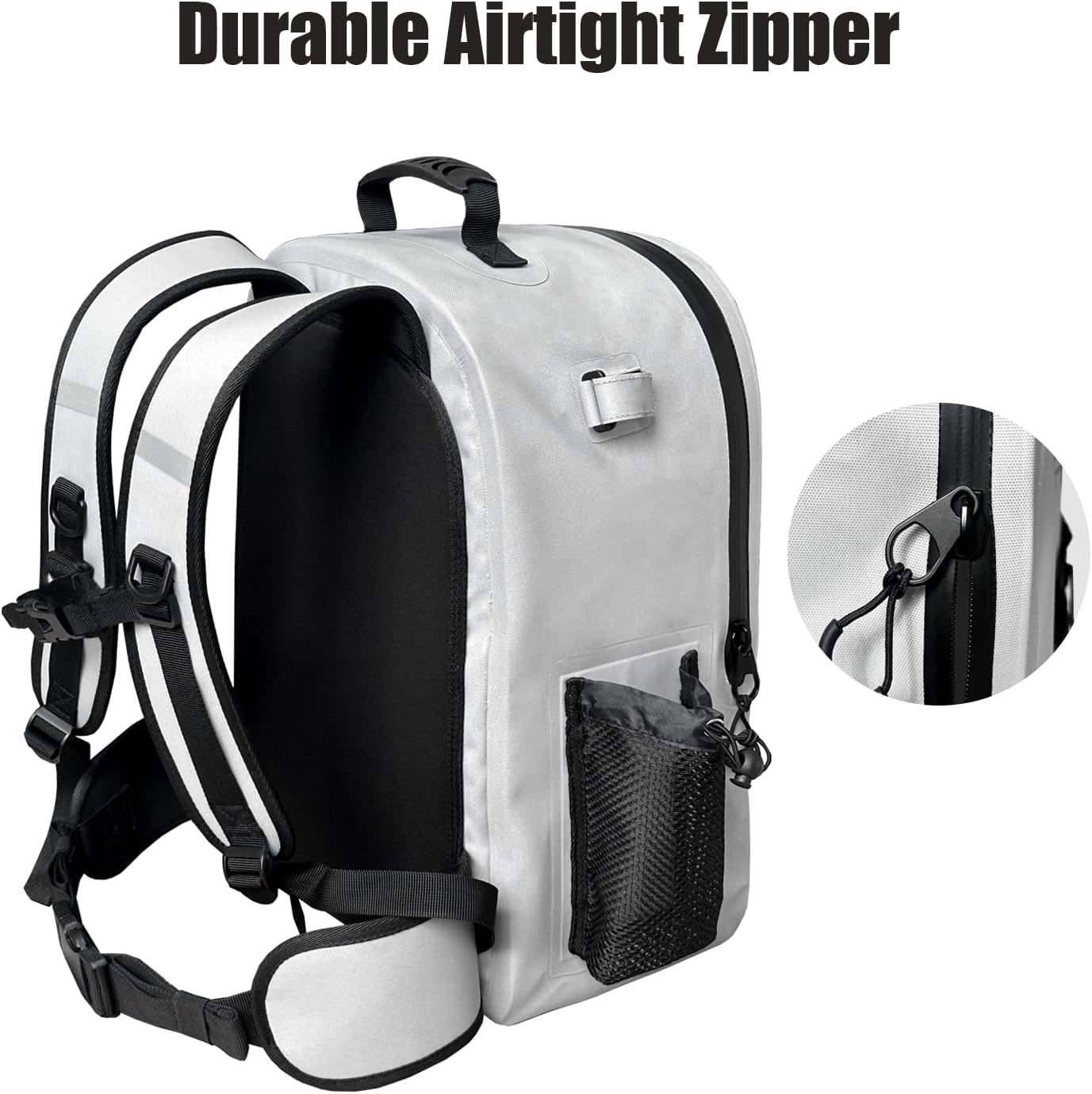 Buffalo Gear 27QT Waterproof Fishing Backpack with Rod Holder