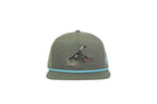 AFW Moss Green Blue Wing Teal RipStop Hat