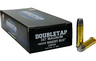 DoubleTap 357 Mag 180gr Hardcast Solid 20rd