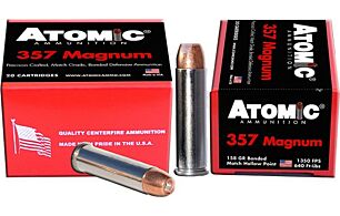 Atomic 357 Magnum 158gr Bonded JHP 20rd