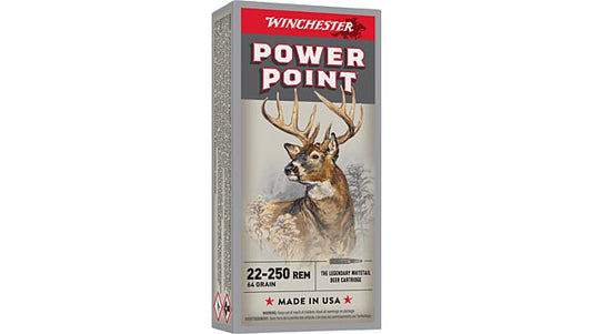 Winchester Power Point 62gr 22-250rem
