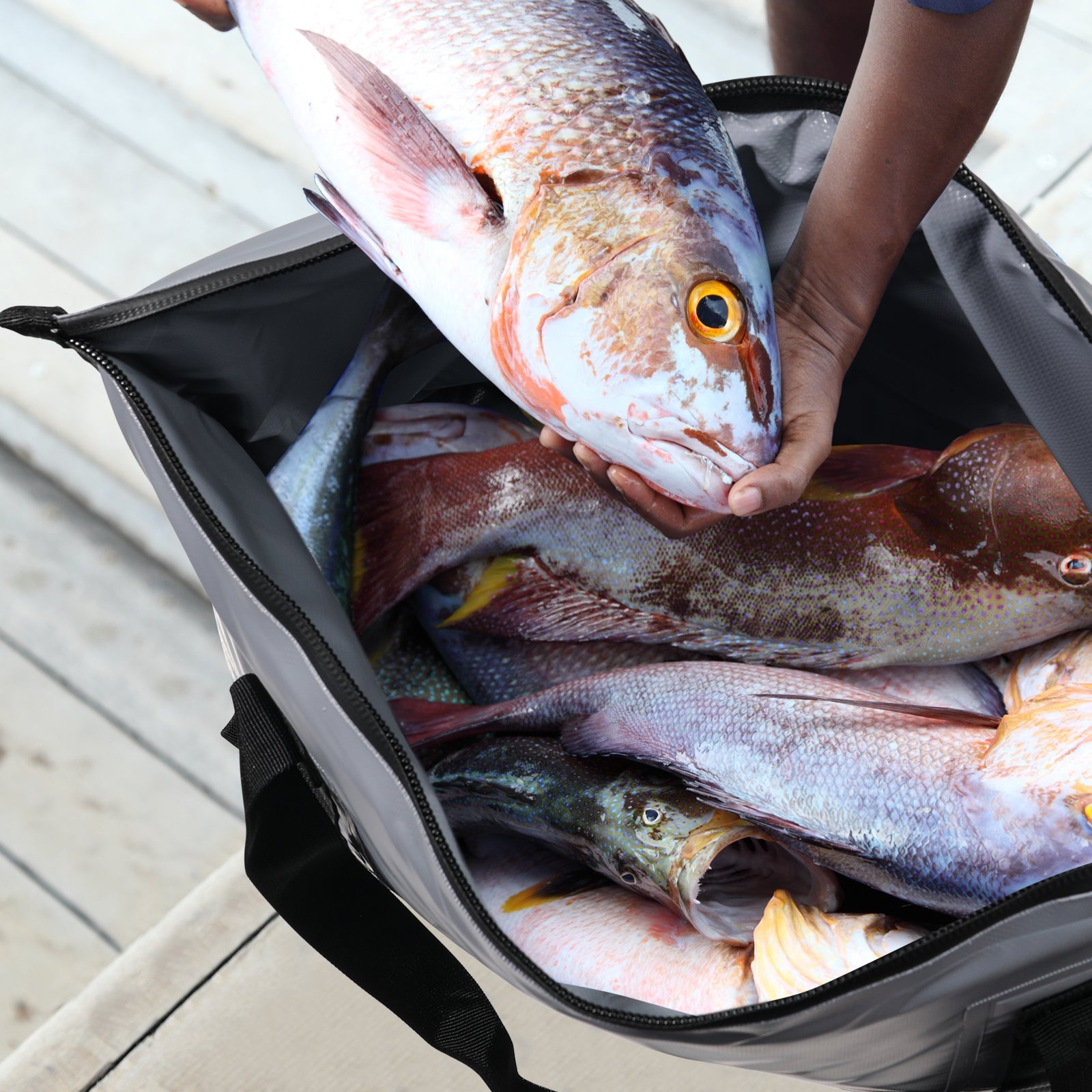 Buffalo Gear 27QT Fish Bag Cooler With Flat Bottom