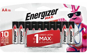 Energizer Max Batteries AA 16pk