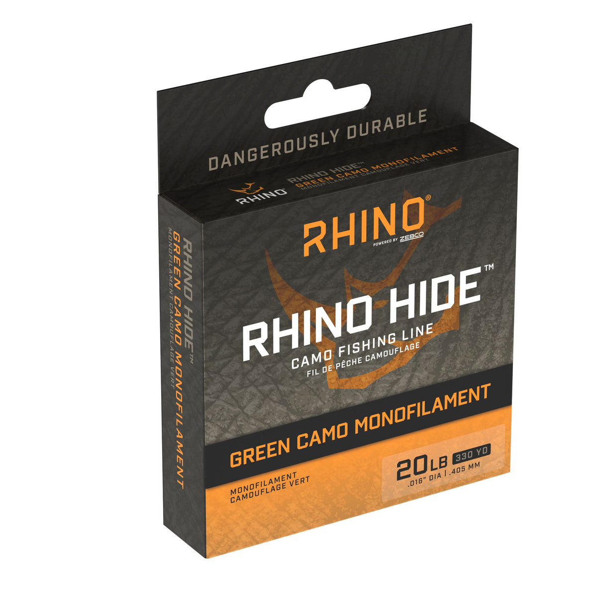 Zebco Rhino Monofilament Green Camo 330yd