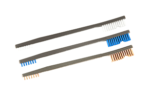 Otis Receiver Brush 3pk Nylon,Blue Nylon, and Bronze