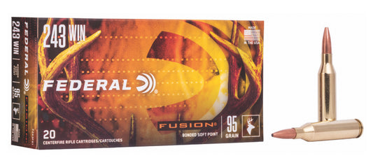 Federal Fusion 243 Win 95gr Bonded Soft Point