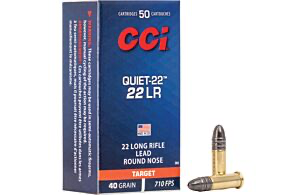 CCI Quiet 22LR 40gr Lead RN 50RD
