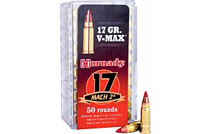 Hornady 17 Mach 2 17GR V-Max 50RD