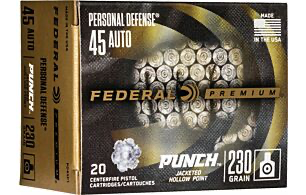 Federal Punch 45ACP 230GR JHP 20RD