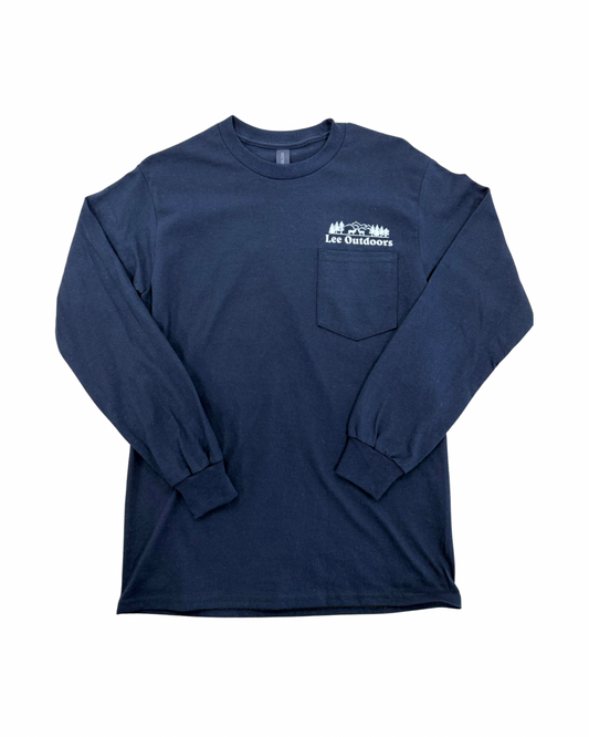 Lee Outdoors Black Long Sleeve w/ Pocket