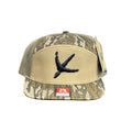 AFW Turkey Tracks Logo 7 Panel Mossy Oak Bottomland and Olive