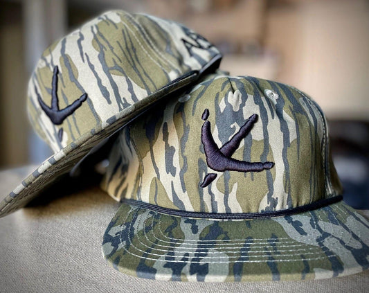 AFW Old Rope Hat Original Mossy Oak w/ Turkey Tracks