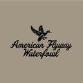 AFW Vintage Wood Duck Logo Design with Pocket in Khaki