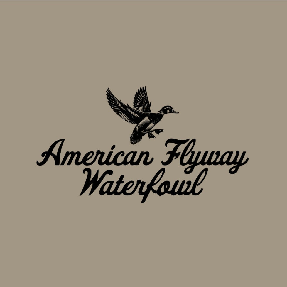 AFW Vintage Wood Duck Logo Design with Pocket in Khaki