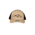 AFW 112 Khaki / Coffee Duck Logo Trucker