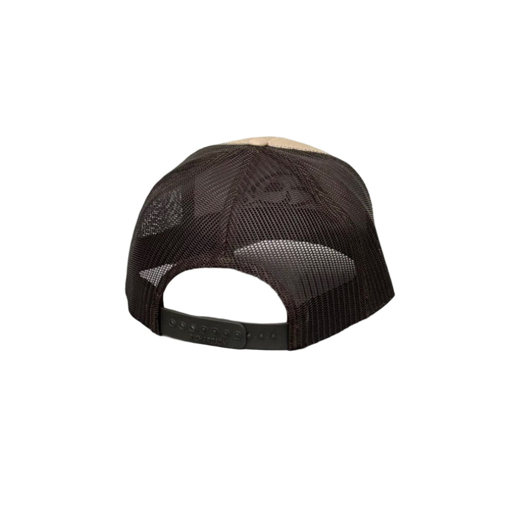 AFW 112 Khaki / Coffee Duck Logo Trucker