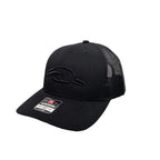 AFW 112XL "The Ghost" Black with Black 3D Logo and Black Mesh