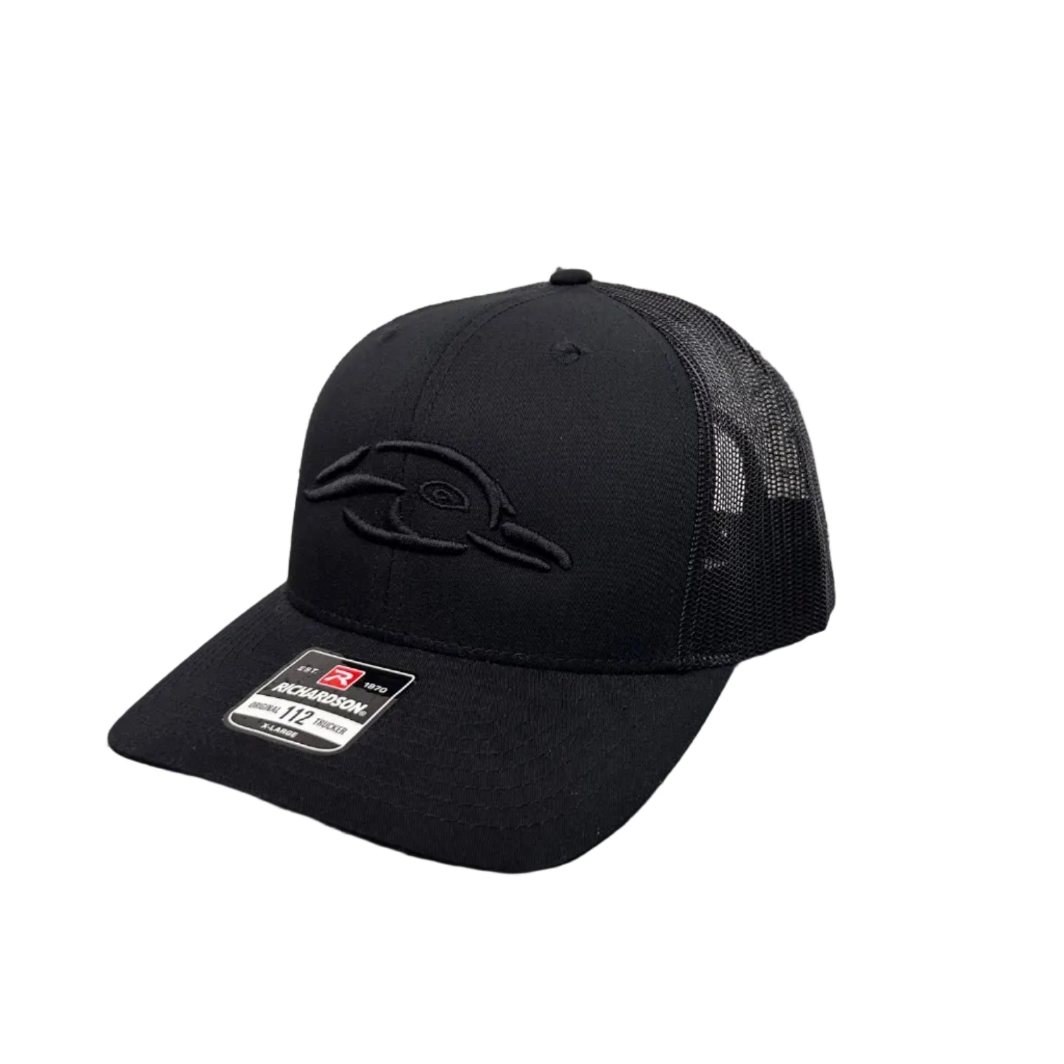 AFW 112XL "The Ghost" Black with Black 3D Logo and Black Mesh