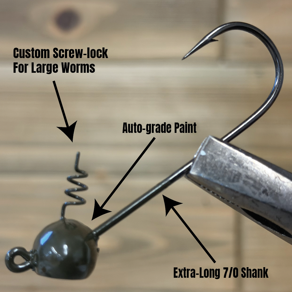 4x4 Bass Jigs Ledge Hammer (2pk)