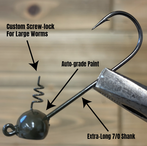 4x4 Bass Jigs Ledge Hammer (2pk)