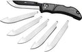 Outdoor Edge 3.5" Razor Lite EDC Folder Gray w/ 6 Blades