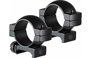 TRUGLO RINGS 1" MEDIUM MATTE PICATINNY/WEAVER W/4 SCREWS