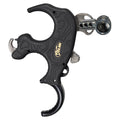 T.R.U. Ball Ridgepoint Pro Flex CK 3 Finger Aluminum/Brass Thumb Release with Lanyard (Midnight)