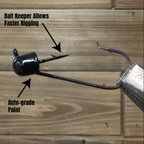 4x4 Bass Jigs Turn-n-Burn Finesse Head (3pk)