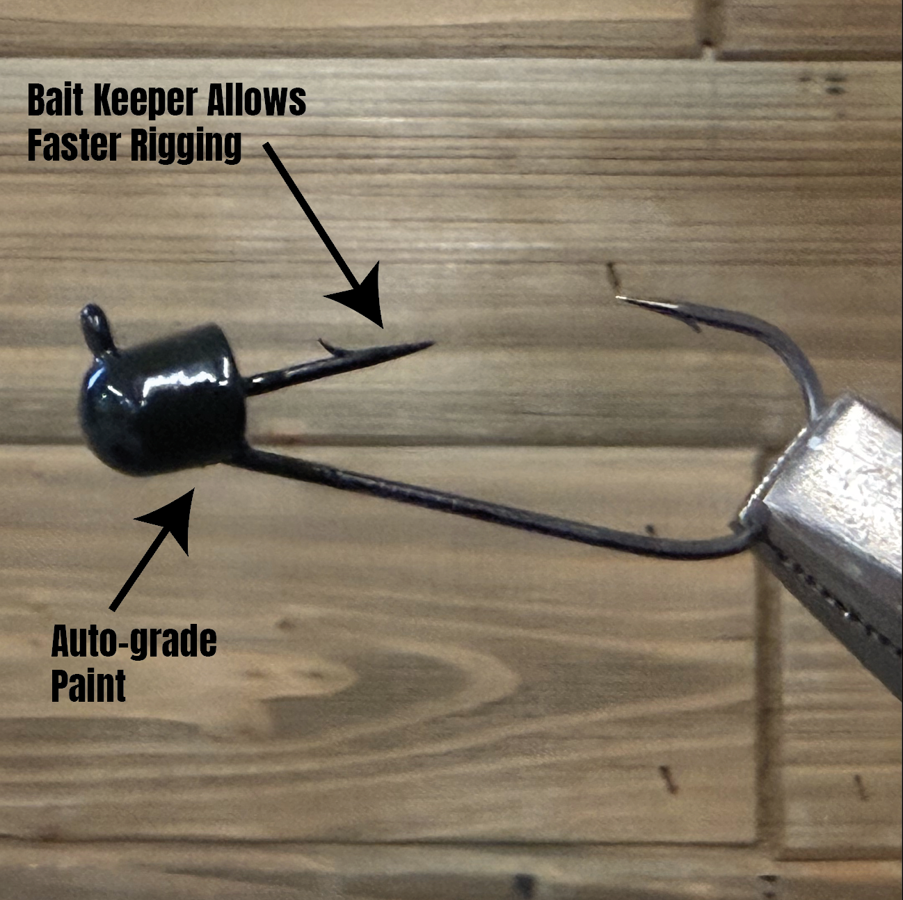 4x4 Bass Jigs Turn-n-Burn Finesse Head (3pk)