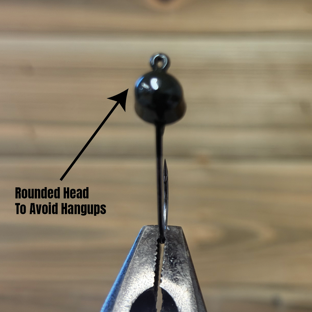 4x4 Bass Jigs Turn-n-Burn Finesse Head (3pk)