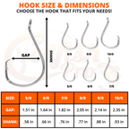 Catfish Pro Double Offset Circle Hooks 9/0 - Value Pack