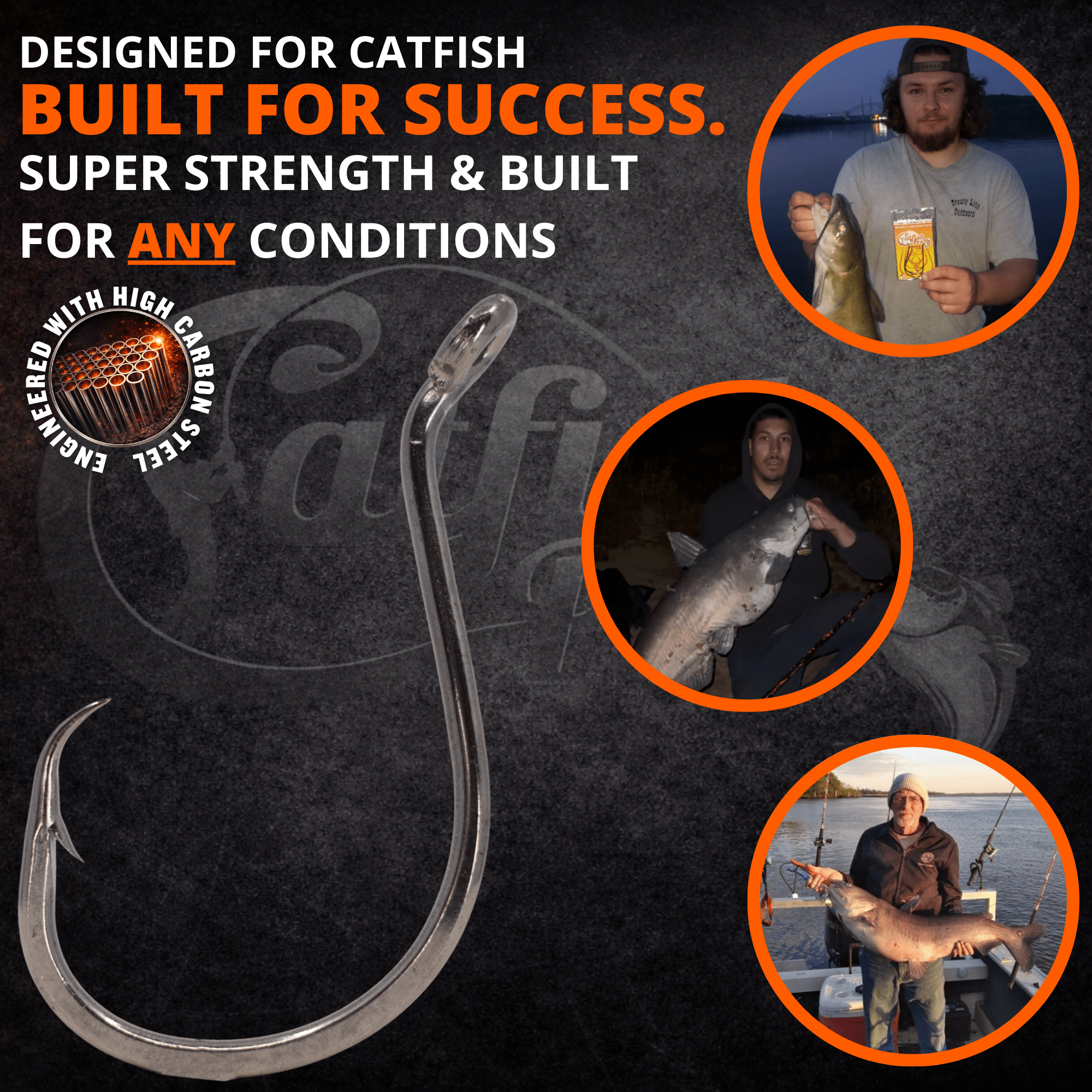 Catfish Pro Double Offset Circle Hooks 9/0 - Value Pack