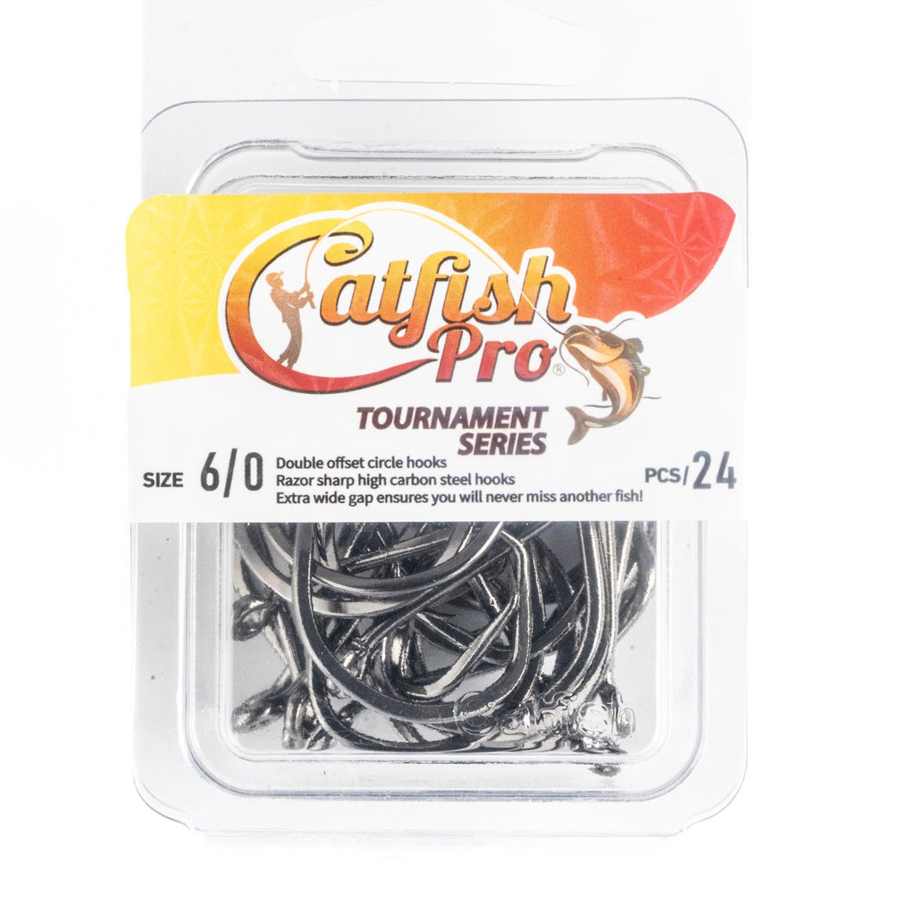 Catfish Pro Double Offset Circle Hooks 6/0 - Value Pack