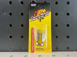 Crappie Magnet Pop Eye Jig Feather Weight 2pk
